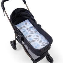 1 Colchonete e Travesseiro para Carrinho de Bebê Conforto e Estilo para Passeios