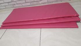 1 colchonete rosa para exercício 90x40x2