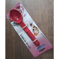 1 Colher Para Sorvete Aluminio Fundido 16cm Color Pão Queijo