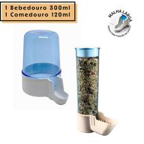 1 Comedouro Automatico Italiano 120ml + 1 Bebedouro Automatico 300ml Malha Larga 1 Comedouro Automatico Italiano 120ml + 1 Bebedouro Automatico 300ml Malha Larga