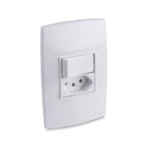1 Conjunto com Interruptor e 1 tomada FORCE LINE - Forceline