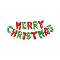 1 conjunto de 14 peças de balões de feliz Natal banner decorações de festa de Natal 1 conjunto de 14 peças de balões de feliz Natal banner decorações de festa de Natal