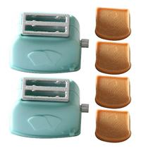 1 conjunto de mini máquina de pão simulada modelo de brinque