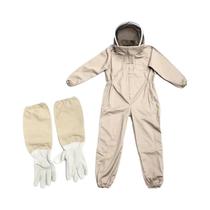 1 conjunto profissional ventilado de corpo inteiro apicultura abelha mantendo terno com luvas