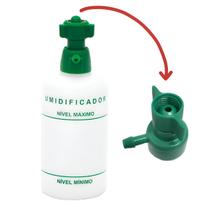 1 Copo Umidificador para torpedo de Oxigênio Frasco Vasilha plástico atóxico anvisa 1 Copo Umidificador para torpedo de Oxigênio Frasco Vasilha plástico atóxico anvisa