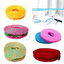 1 Corda Varal Cabide Ajustável Ate 5 Metros Estender Roupas