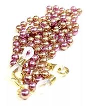 1 Cordão Corrente Correntinha Metal Feminino Armação Óculos Leitura oculos grau solar sol pérola bolinha pendurar segurar moda feminina sol grau solar