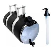 1 Corote Barrica De Agua 15L Frente Espelhada Para Caminhao + Saboneteira