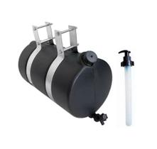 1 Corote De Agua 15 Litros Preto Para Caminhao + Saboneteira