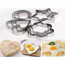 1 Cortador Inox Biscoito Biscuit Pasta Americana ESTRELA - 12 Peças