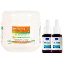 1 Creme Pantaphil Hidratante Hipoalergênico 120 g + 2 Loção Hidratante para os Pés Rachadex 1 Creme Pantaphil Hidratante Hipoalergênico 120 g + 2 Loção Hidratante para os Pés Rachadex