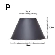 1 Cúpula Plástica P para Abajur Luminária de Mesa 17x10cm LXA