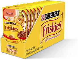 1 Cx Friskies Ao Molho Para Gato 15 Uni - Purina