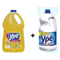 1 Detergente Ype e 1 Agua Sanitaria Ype 5 Litros Casa Limpa!