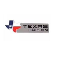 1 Emblema Adesivo Metal Texas Edition F250 Ranger Dodge Ram