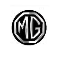 1 Emblema Adesivo Mg Morris Garages Chave Aluminio 14Mm