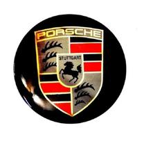 1 Emblema Adesivo Porsche 51Mm (5,1Cm) Resinado