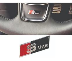 1 Emblema Audi Sline Volante A1 A3 S3 S4 S6 A4 A5 Q3 Q5 - Stickkar