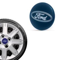 1 Emblema Ford Azul para Calota Grid Aro 13 14 15