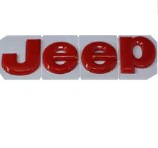 1 Emblema Jeep Grand Cherokee Wrangler Renegade Compass Abs
