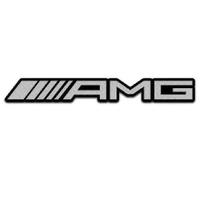 1 Emblema Logo Adesivo Volante Painel Console Mercedes Amg