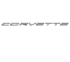1 Emblema Metal Letras Corvette Traseiro C7 - Stickkar