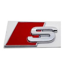 1 Emblema S Traseiro Audi S1,S3,S4,S5,S6,S7,S8 Todos