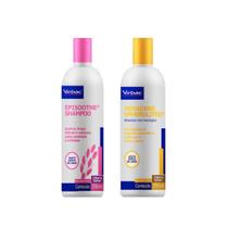 1 Episoothe Shampoo 250ml + 1 Hexadene Shampoo 250ml - Virbac