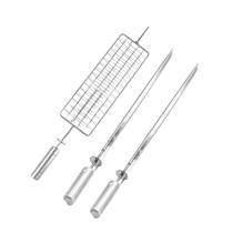 1 Espeto Grelha Grill + 2 Espeto Espada Picanha Giratório 1 Espeto Grelha Grill + 2 Espeto Espada Picanha Giratório