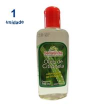 1 Essência Perfumada Óleo de Citronela Aromatizador Concentrado Forte 140ml Desinfetante - Envio Já