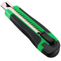 1 Estilete Profissional Largo 18mm Empunhadura Emborrachada Trava Lâmina Reforçado 1 Estilete Profissional Largo 18mm Empunhadura Emborrachada Trava Lâmina Reforçado