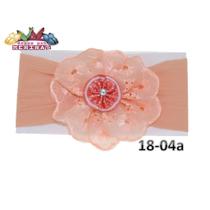 1 Faixa Cabelo C/Laço Infantil Bebe Meia De Seda Mod 18