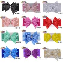 1 Faixa Cabelo Com Laço Infantil Bebe Meia De Seda Mod 16 1 Faixa Cabelo Com Laço Infantil Bebe Meia De Seda Mod 16