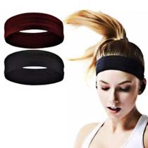 1 Faixa Headband Anti Suor Cabelo Testa Esporte Corrida testeira