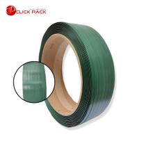 1 Fita Cinta De Arquear Pet Poliéster Verde 16mm Rolo Com 15kg