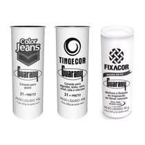 1 FixaCor + 1 Color Jeans Preto + 1 Tingecor Preto Guarany 1 FixaCor + 1 Color Jeans Preto + 1 Tingecor Preto Guarany