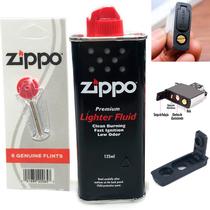 1 Fluido para Isqueiro Zippo + Pedra Zippo (6)+ 1 Anti-evaporação 1 Fluido para Isqueiro Zippo + Pedra Zippo (6)+ 1 Anti-evaporação