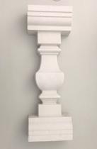 1 Forma Molde Balaústre Quadrado Coluna Abs 60x20cm