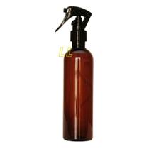 1 Frasco Pet Ambar Borrifador De 100 Ml Gatilho Preto