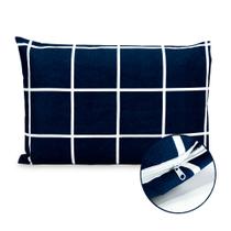 1 Fronha Avulsa Estampada 90x50cm C/ Zíper 400 Fios Toque Acetinado Percal Flex 1 Fronha Avulsa Estampada 90x50cm C/ Zíper 400 Fios Toque Acetinado Percal Flex