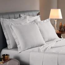 1 Fronha com Abas 3 Lados 90cmx50cm Percal 200 fios 100% Algodão