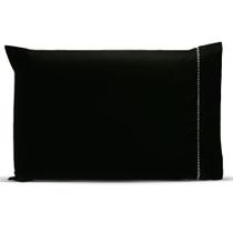 1 Fronha com Ponto Palito 70cmx50cm Percal Flex 400 Fios Toque Macio