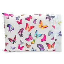 1 Fronha Estampada c/ Ponto Palito 70cm x 50cm Percal 180 Fios