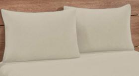 1 Fronha Simples com Zíper 70cmx50cm Percal 200 Fios 100% Algodão