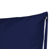 1 Fronha Simples com Zíper 90cmx50cm Percal 400 Fios 100% Poliéster