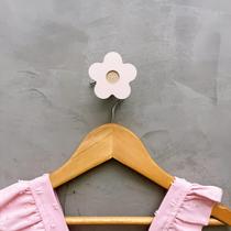 1 Gancho de parede flor infantil decoração baby 1Flbb15c