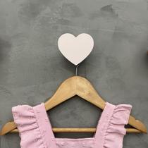 1 Gancho de parede infantil menina decoração formatos rosa