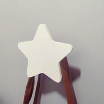1 Gancho Pendurador de Parede MDF Estrela