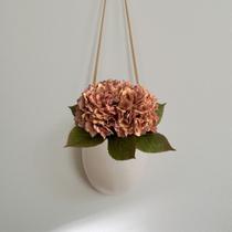 1 Haste de Hortênsia Artificial 53cm Flor Realista em Silicone e Tecido, Branco ou Rosa - DE3623 1 Haste de Hortênsia Artificial 53cm Flor Realista em Silicone e Tecido, Branco ou Rosa - DE3623