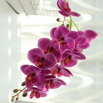1 Haste De Orquídea Artificial Silicone Para Decorações 69cm - Pik Tik